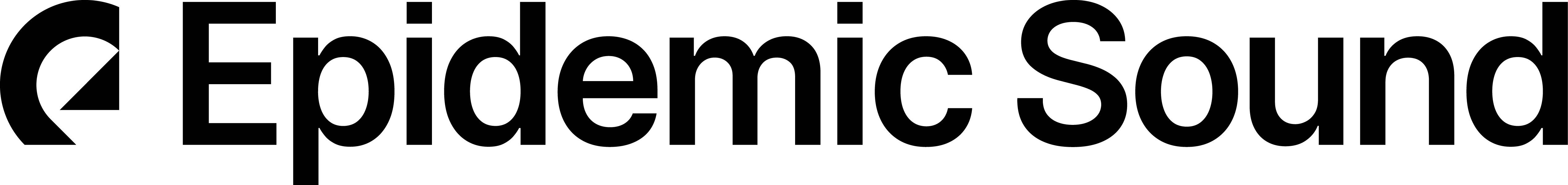 Epidemic Sound Primary Logo black RGB